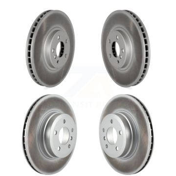 Front Rear Coated Disc Brake Rotors Kit For BMW X5 X6 xDrive50i KG-101111