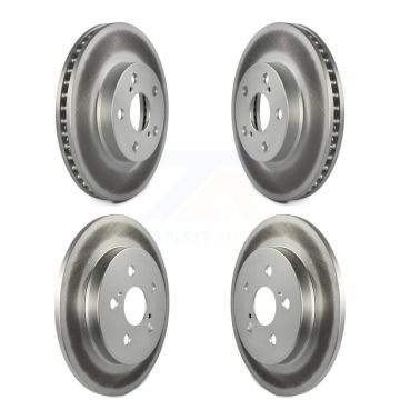 Front Rear Coated Disc Brake Rotors Kit For Toyota Prius Lexus CT200h Plug-In KG-101119