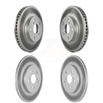 Front Rear Coated Disc Brake Rotors Kit For Lexus CT200h KG-101120