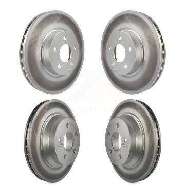 Front Rear Coated Disc Brake Rotors Kit For Mercedes-Benz E350 E400 KG-101131