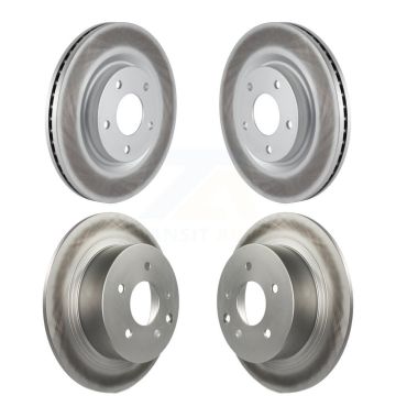 Front Rear Coated Disc Brake Rotors Kit For Nissan Sentra Juke KG-101137