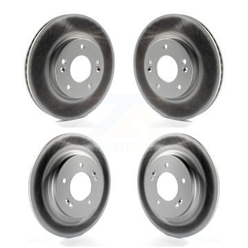Front Rear Coated Disc Brake Rotors Kit For Kia Forte5 Hyundai Elantra GT KG-101141