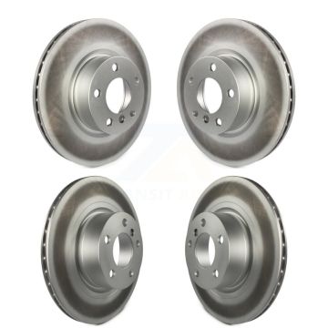 Front Rear Coated Disc Brake Rotors Kit For BMW X3 X4 KG-101147
