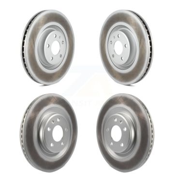 Front Rear Coated Disc Brake Rotors Kit For Audi A6 Quattro A7 KG-101151