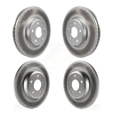 Front Rear Coated Disc Brake Rotors Kit For Audi Q5 A4 Quattro A5 allroad A6 KG-101152