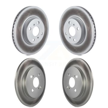 Front Rear Coated Disc Brake Rotors Kit For Toyota Yaris KG-101157