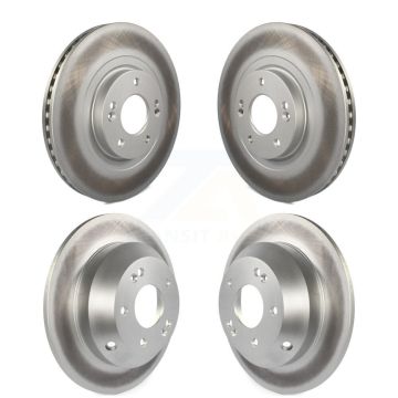Front Rear Coated Disc Brake Rotors Kit For Hyundai Santa Fe Sport Kia Sorento XL KG-101160