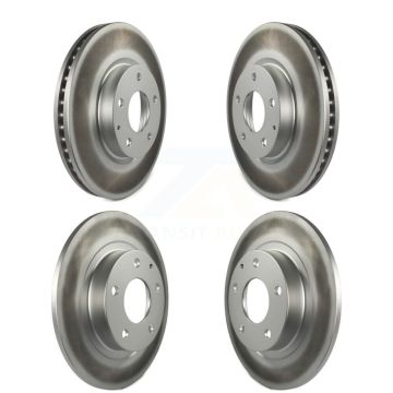 Front Rear Coated Disc Brake Rotors Kit For 2014-2018 Mazda 6 KG-101162