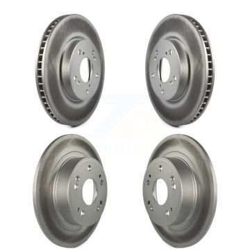 Front Rear Coated Disc Brake Rotors Kit For Honda Accord KG-101166