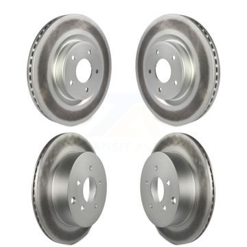 Front Rear Coated Disc Brake Rotors Kit For Nissan Murano Pathfinder INFINITI QX60 JX35 KG-101172