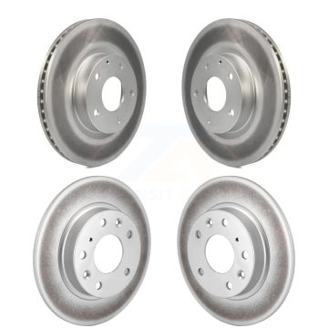 Front Rear Coated Disc Brake Rotors Kit For Mazda 3 CX-3 Sport KG-101180