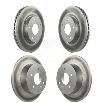 Front Rear Coated Disc Brake Rotors Kit For Nissan Sentra KG-101182