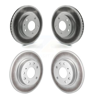 Front Rear Coated Disc Brake Rotors Kit For Mazda 3 CX-3 Sport KG-101183