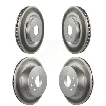 Front Rear Coated Disc Brake Rotors Kit For Nissan Rogue KG-101190