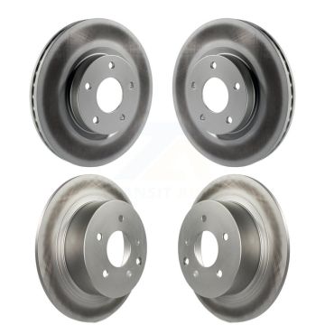 Front Rear Coated Disc Brake Rotors Kit For Nissan Altima KG-101191