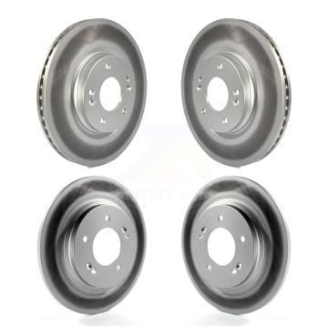 Front Rear Coated Disc Brake Rotors Kit For Hyundai Kia Optima Elantra GT Sonata KG-101196