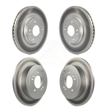 Front Rear Coated Disc Brake Rotors Kit For Hyundai Tucson Kia Sportage KG-101197