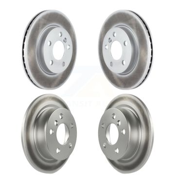 Front Rear Coated Disc Brake Rotors Kit For Mini Cooper KG-101202