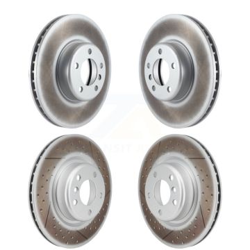 Front Rear Coat Brake Rotor Kit For BMW M240i xDrive M235i With 340mm Diameter KG-101211