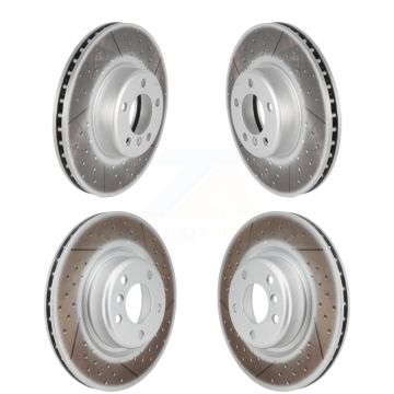 Front Rear Coat Brake Rotor Kit For BMW M240i xDrive M235i With 340mm Diameter KG-101217