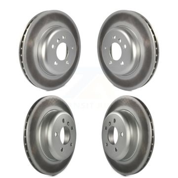Front Rear Coated Disc Brake Rotors Kit For BMW 535i xDrive 535d ActiveHybrid 5 KG-101218
