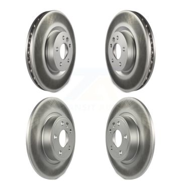 Front Rear Coated Disc Brake Rotors Kit For Land Rover Discovery Sport Jaguar E-Pace KG-101220