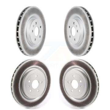 Front Rear Coated Disc Brake Rotors Kit For 2010-2015 Chevrolet Camaro SS KG-101228