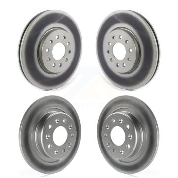 Front Rear Coat Brake Rotors Kit For Chevrolet Equinox GMC Terrain Buick Envision LaCrosse KG-101234