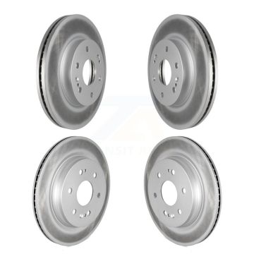 Front Rear Coat Brake Rotor Kit For GMC Chevrolet Silverado 1500 Sierra Yukon Tahoe XL LTD KG-101238
