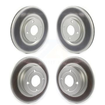 Front Rear Coated Disc Brake Rotors Kit For 2018-2021 Ford EcoSport FWD KG-101242