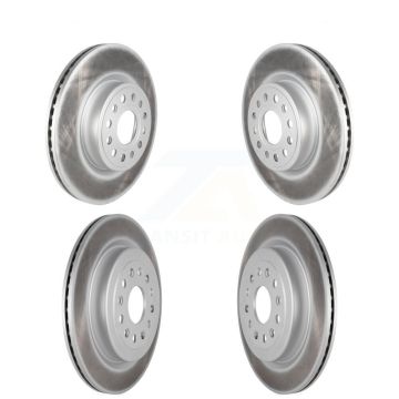 Front Rear Coated Disc Brake Rotors Kit For Ram 1500 KG-101248