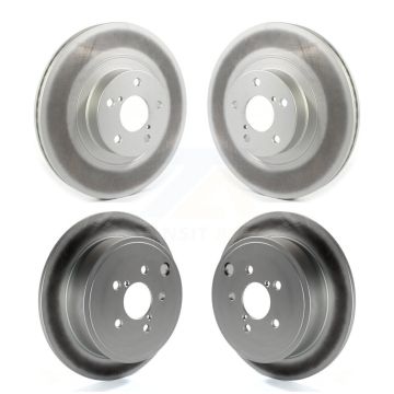 Front Rear Coated Disc Brake Rotors Kit For Subaru Impreza Forester Outback Legacy KG-101253