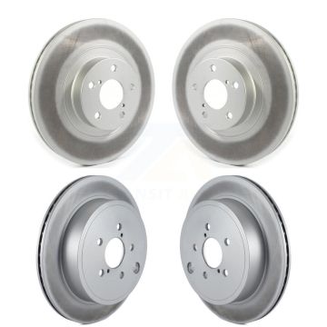 Front Rear Coated Disc Brake Rotors Kit For Subaru BRZ Toyota 86 GR86 KG-101254