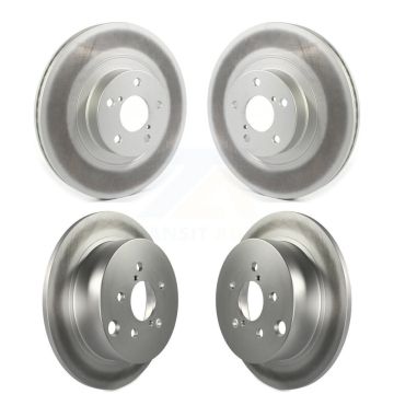 Front Rear Coated Disc Brake Rotors Kit For Subaru Forester XV Crosstrek KG-101255
