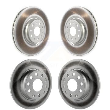 Front Rear Coated Disc Brake Rotor Kit For Audi A3 Quattro With 340mm Diameter KG-101278