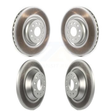 Front Rear Coated Disc Brake Rotors Kit For Volkswagen Tiguan Jetta KG-101279