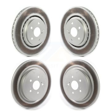 Front Rear Coated Disc Brake Rotors Kit For Lexus RX350 RX450h RX350L RX450hL KG-101283