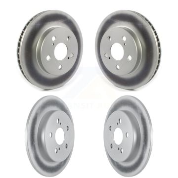 Front Rear Coated Disc Brake Rotor Kit For Toyota Corolla FULL HYBRID EV-GAS (FHEV) engine KG-101287