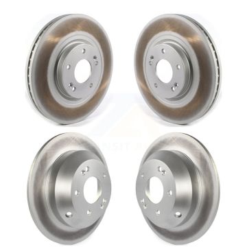 Front Rear Coated Disc Brake Rotors Kit For 2015-2021 Kia Sedona KG-101288