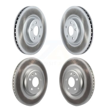 Front Rear Coated Disc Brake Rotors Kit For Audi Q5 A5 Sportback A4 Quattro allroad A6 KG-101290
