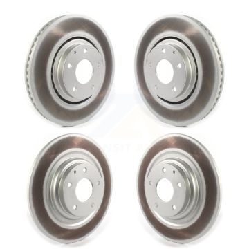 Front Rear Coated Disc Brake Rotors Kit For 2016-2023 Mazda CX-9 KG-101295