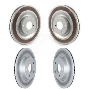 Front Rear Coated Disc Brake Rotors Kit For INFINITI QX50 QX55 KG-101302