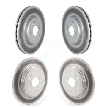 Front Rear Coated Disc Brake Rotors Kit For 2019-2024 Acura RDX KG-101303