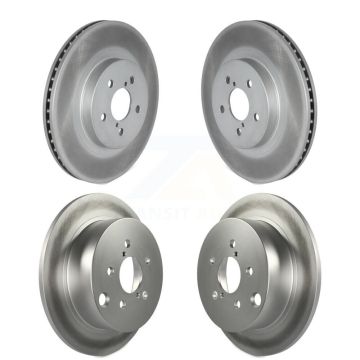 Front Rear Coated Disc Brake Rotors Kit For Subaru Crosstrek Impreza KG-101304