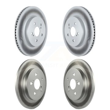 Front Rear Coated Disc Brake Rotors Kit For 2020-2022 Toyota Corolla Prius Prime KG-101306