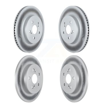 Front Rear Coated Disc Brake Rotors Kit For Toyota Corolla KG-101307
