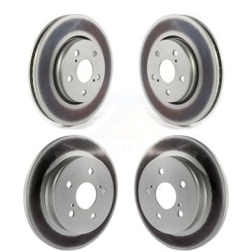 Front Rear Coated Disc Brake Rotors Kit For Toyota C-HR KG-101308