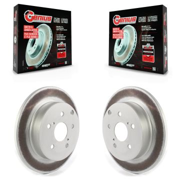 Rear Coated Disc Brake Rotors Pair For Toyota Prius V Mirai KG-101363