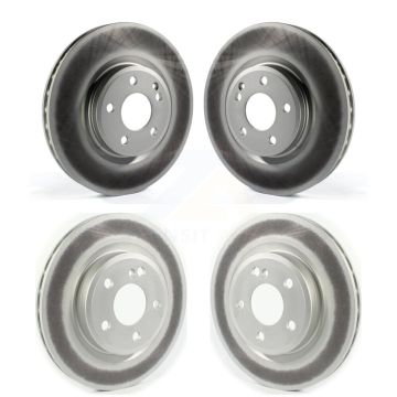 Front Rear Coated Disc Brake Rotors Kit For Mercedes-Benz GLA250 CLA250 INFINITI QX30 KG-101382