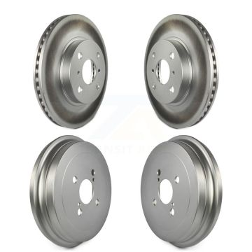 Front Rear Disc Brake Rotors Drums Kit For Toyota Yaris KG-101437